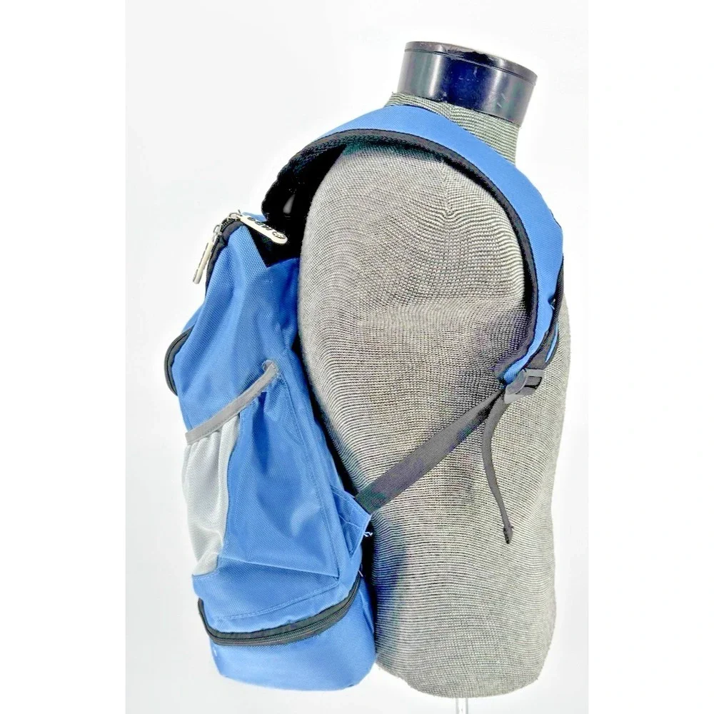 Dog Travel Backpack Organizer Mobile Dog Gear Large Blue Pet Carry Bag